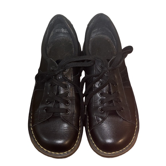 EUC VINTAGE DR. MARTENS Y2K Black Oxford in Leather and suede. UK 6/USM7 W8 - Picture 3 of 9